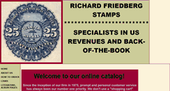 Desktop Screenshot of friedbergstamps.com